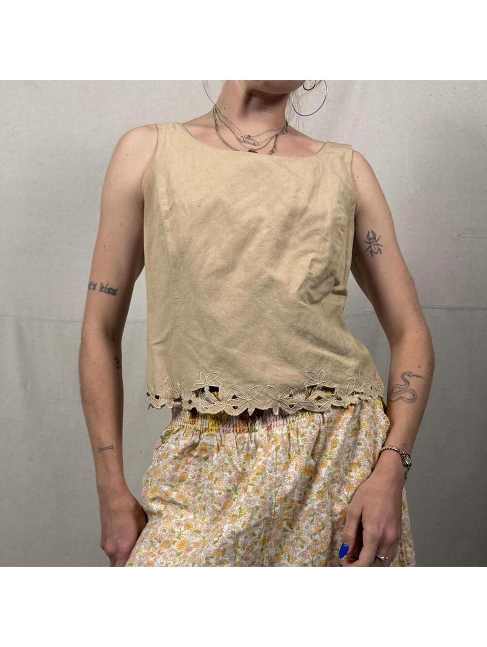 Vintage Linen Blend Tank – Trousers Etc. NY